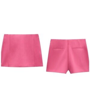 Zara Pink Split Skort
